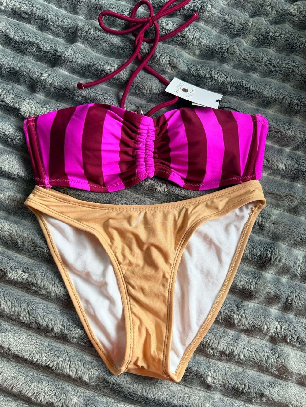 Target Brand 3 Bikini Tops Size M 1 bottom Sizes S Beachy Resortwear Vibes NWT